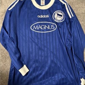 Adidas Hertha Berlin Long Sleeve 80s / 90s Jersey Sz xL